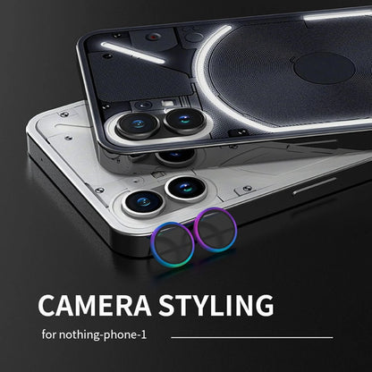 Metal Camera Ring Protector For Nothing Phone 2 2a 1 Alloy Rear Lens Tempered Glass For Nothing Phone2 Phone2a Camera Lens Cap