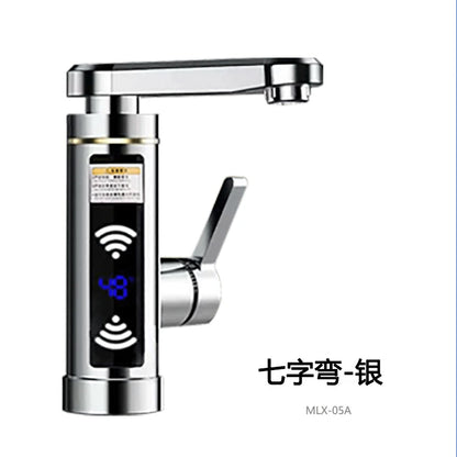 Instant Hot Water Heater Tap Fast Instantaneous Thermostat for Water Heater 3000w Electrical Faucet Temperature Display