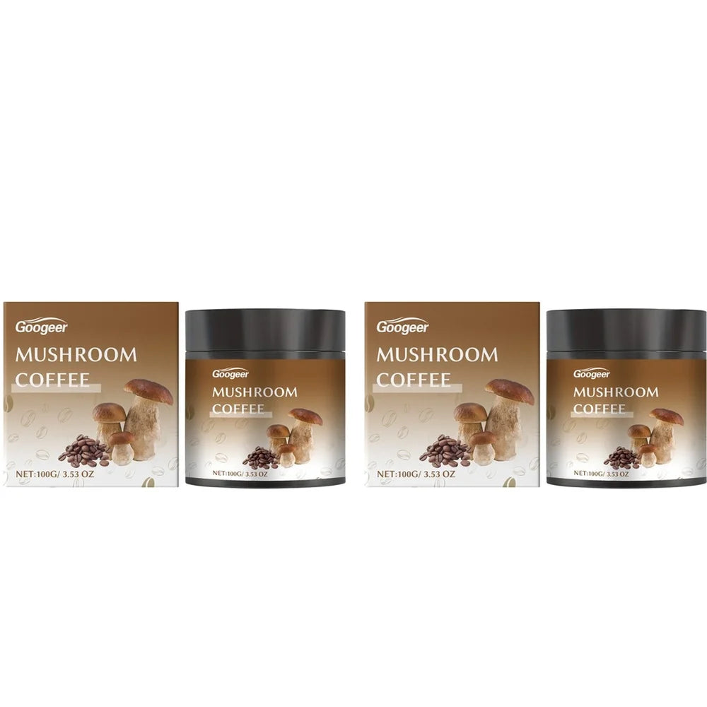 Googeer Black Coffee Powder Low-Sugar with Xylitol, Dietary Supplement for Daily Nutritional 100g Focus Support