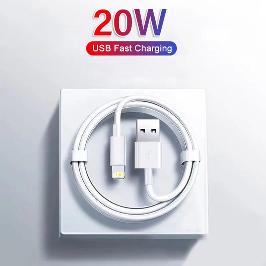 Fast Charging For iPhone Usb Cable 14 13 12 11 Pro Max Mini XR XS X SE 8 7 6 Plus 6s 5 5s Wire For iPad Charger Cord Accessories