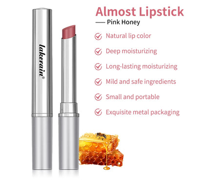 Colorless Pink Honey Lip Balm Lipstick Long-lasting Hygienic Moisturizing Lip Gloss Plumper Nourish Makeup Lip Care Cosmetics