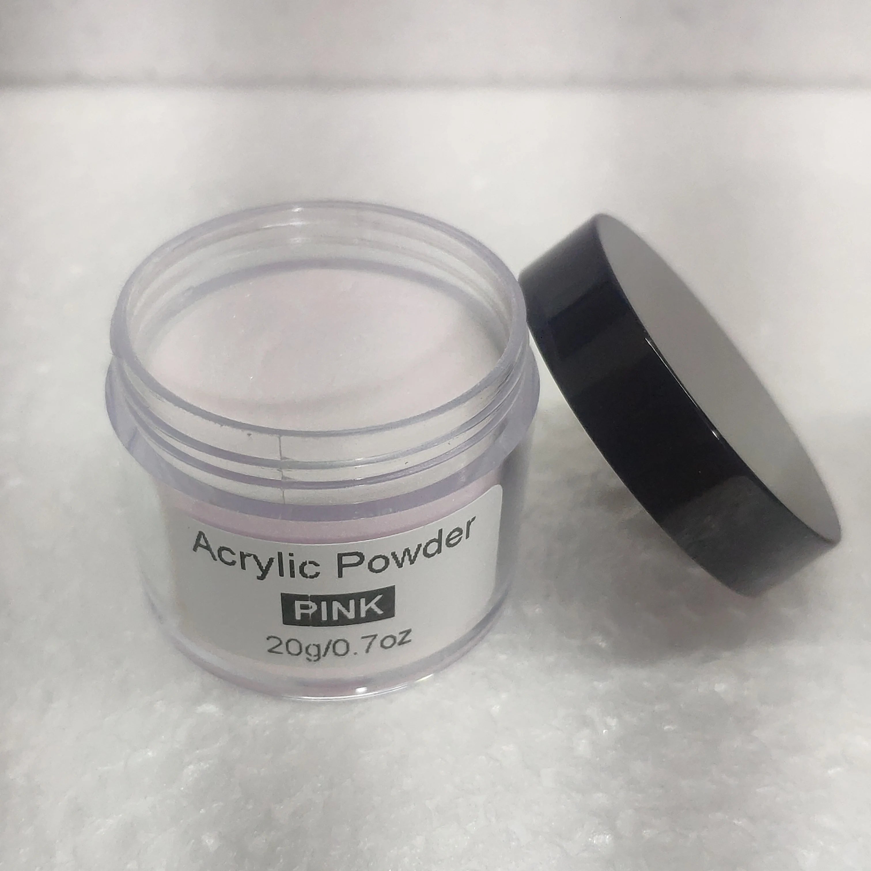 Acrylic Nail Powder Set: 4 Colors Clear Nude Pink White Acrylic Powder for Acrylic Nail Dipping Extension Carving
