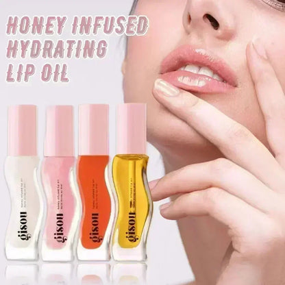 Hot Sale Gisou Moisturizing Lip Balm Lip Oil Gloss Care Of The Lips Benetitnt For Lips Plumping Exfoliating Plumping Gloss Oil