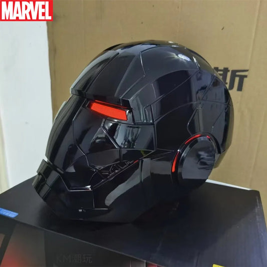 Marvel Avengers Iron Man Mk5 Helmet 1:1 Voice Control Mk50 Automatoc Cosplay With Led Light Electronic Close Ironman Helmet Gift
