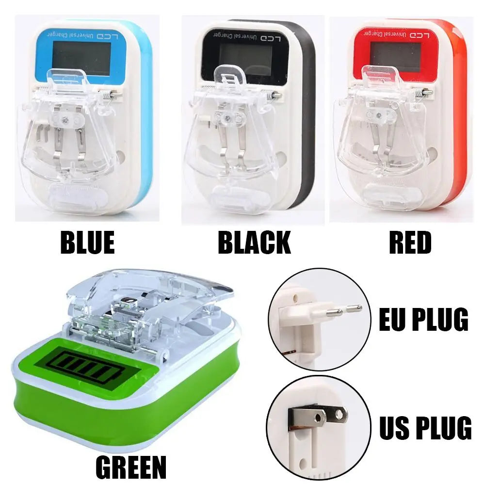 Phone Battery Portable with LCD Indicator Screen Phone Accessories USB Adapter Battery Charger Universal Charger Charging Dock