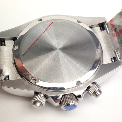 20 Colors dress 39mm Quartz Chronograph Sapphire Crystal Stainless Luminous Men's Watch VK63 Movement Calendar Strap