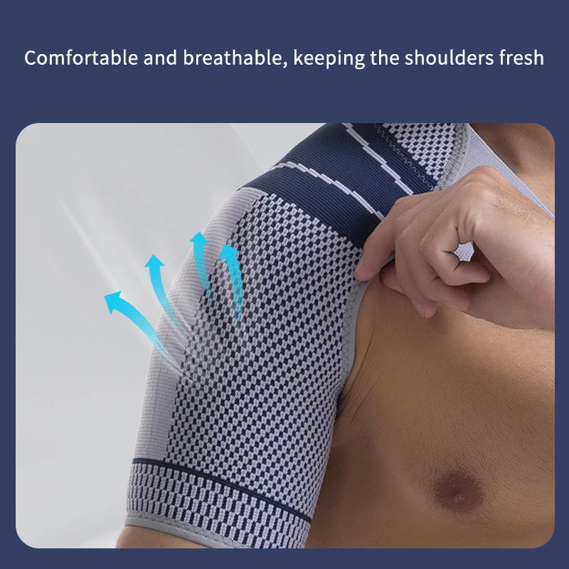 Support Brace For Torn Rotator Cuff Adjustable Shoulder Support Pad Belt Band Strap Wrap Compression Sleeves Back Brace Guard
