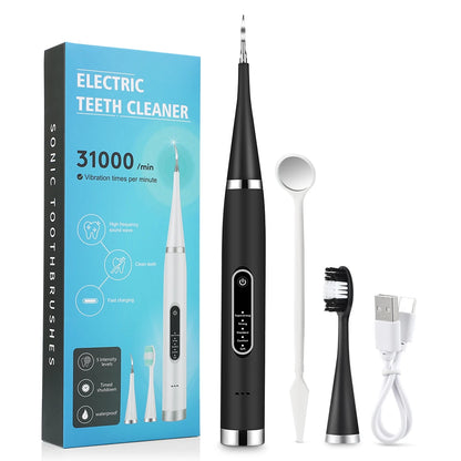 Electric Teeth Cleaner Dental Scaler Waterproof Oral Care Plaque Spatula Removes Tartar Dental Scraper Dental Instrument