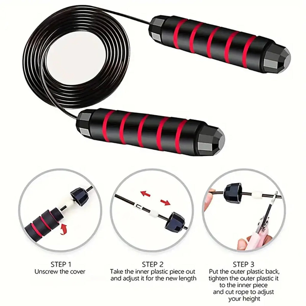Bearing steel wire skipping rope adult weight loss skipping rope sports equipment