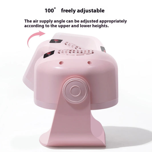Nail Dryer Machine Quick-Dry Nail Portable Nail Dryer with 180° Rotation Hot-and-Cold Blower for Hand Foot Care