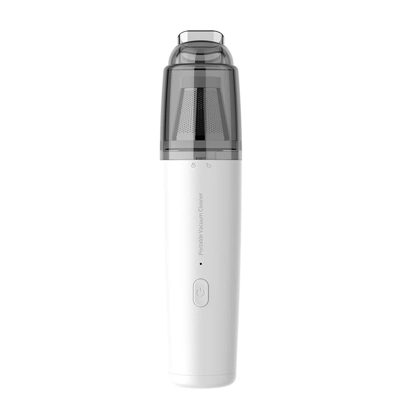 Vacuum Cleaner Car Home Portable Handheld  Vacuum Cleaner Wireless Charging Metal Filter Element Mini High Power With Brush Head
