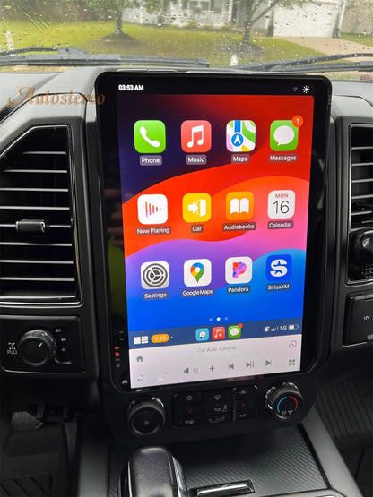14.4 Inch Android 128G For Ford F150 F250 F350 2015-2021 Tesla Style Car GPS Navigation Multimedia Player Radio Tape Headunit HD
