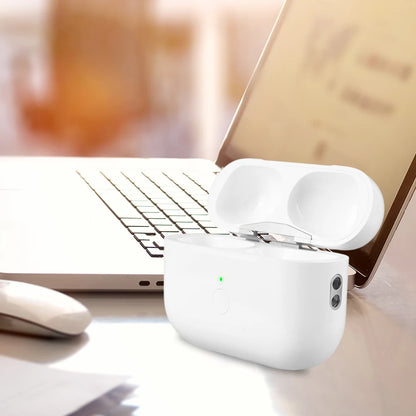 Wireless Charging Case 450mAh Replacement with Bluetooth-Compatible Pairing Sync Button for AirPods Pro 2nd & 1st Gen