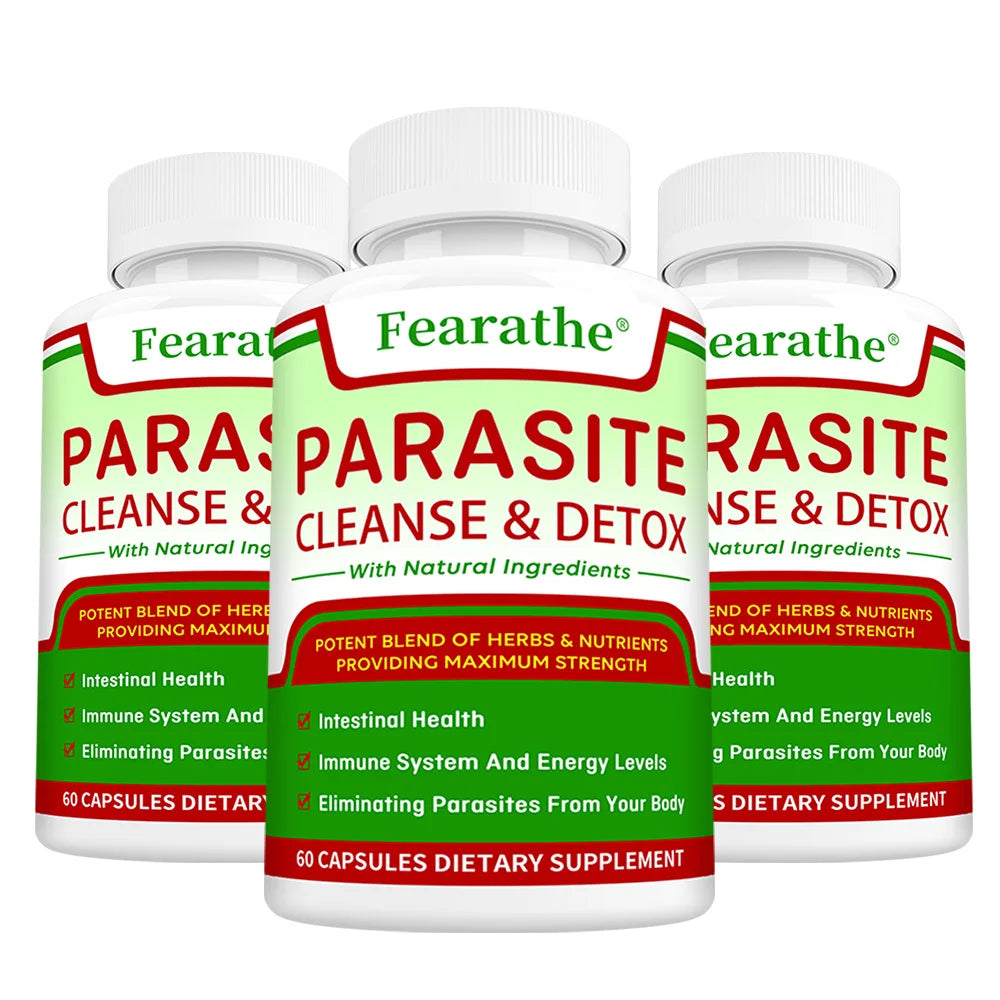 Parasite Cleanse & Detox Capsules - Promote Intestinal Cleansing and Detoxification, Relieve Constipation Supplements