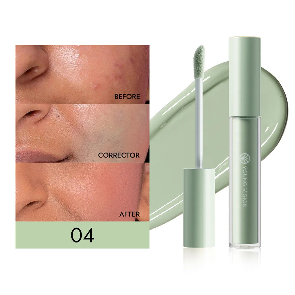 Yellow Orange Liquid Concealer Foundation Primer Base Facial Repair Dark Circles Corrector Skin Tone Purple Brighten Concealer