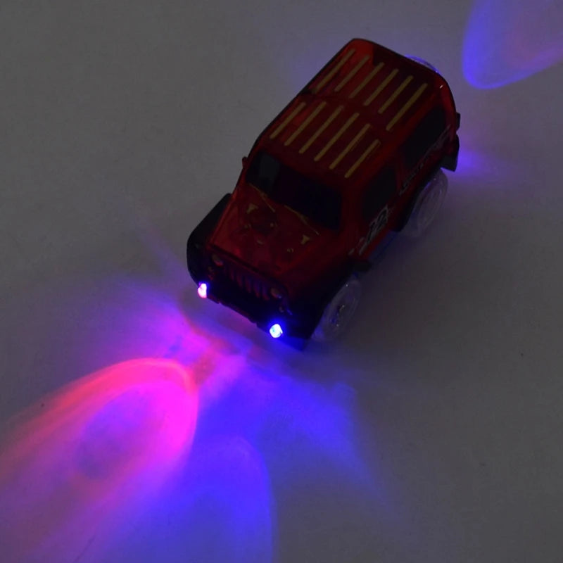 Rail & Electric Track Toy Car for Play Vehicle Luminous Car Toy Baby Favorite Gi