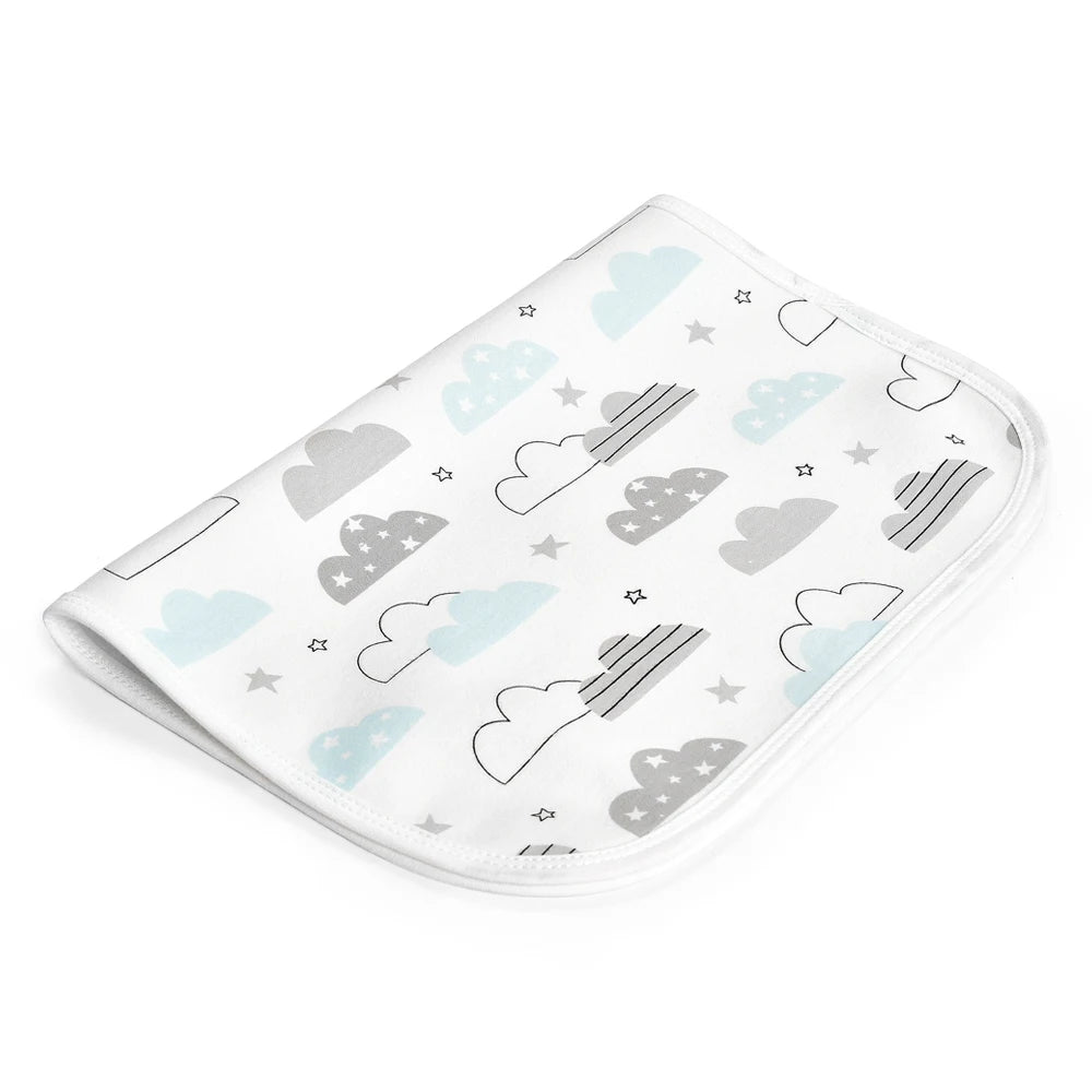 Insular Waterproof Baby Diaper Changing Mat Foldable Soft Cotton Travel Nappy Change Portable Baby Care Front Play Pad Baby Care