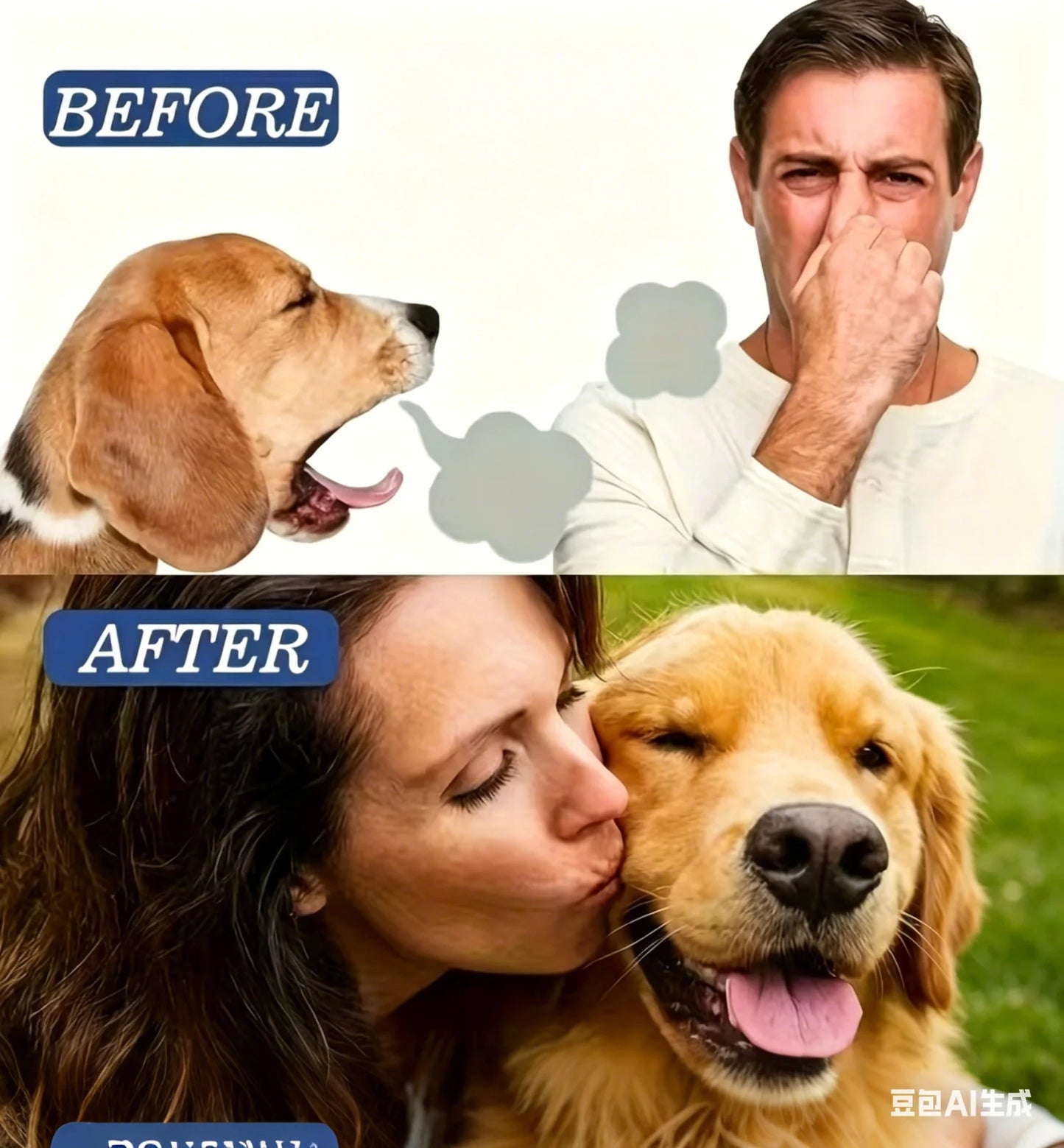 NO-BRUSH PET ORAL CARE SPRAY, No Brushing Needed Pet Breath Freshener, Gentle Oral Cleaner for  Cat Dog Daily Dental Care
