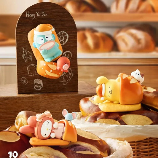 MINISO Sanrio Happy Baking Series Figice Blind Box Genuine Trendy Toy Surprise Gift for Girls