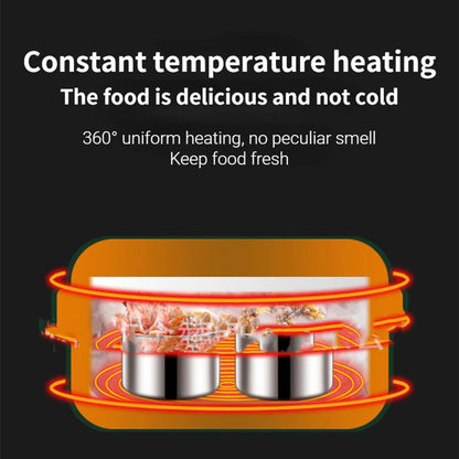 Portable Food Warmer USB Electric Heating Detachable Electric Heating Lunch Box School Outdoor Lunch Box