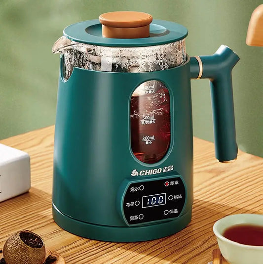 800ml Smart Tea Maker Electric Kettle Automatic Thermal Insulation With Strainer Floral Teapot Office Health Kettle 220V 110V Merit Sell