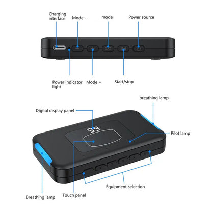 Smart Phone Wireless Auto Screen Clicker BT-Compatible 199 Gear Adjust Clicking Simulator Mute For Live Stream Play Game