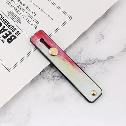 Phone Stand Grip Candy Color Silicone Telescopic Finger Strap Mobile Phone Desktop Bracket Smartphone Support