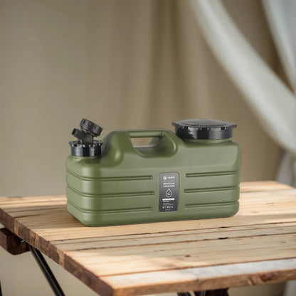 5L Water Storage Container with Faucet Drinking Water Bucket Large Capacity Water Dispenser Carrier for Vehicle Car Camping - Merit Sell