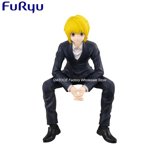Original Genuine FURYU Hunter Hunter 14cm Kurapika Noodle Stopper PVC Anime Action Figure Toys Collection Model Gift Wholesale