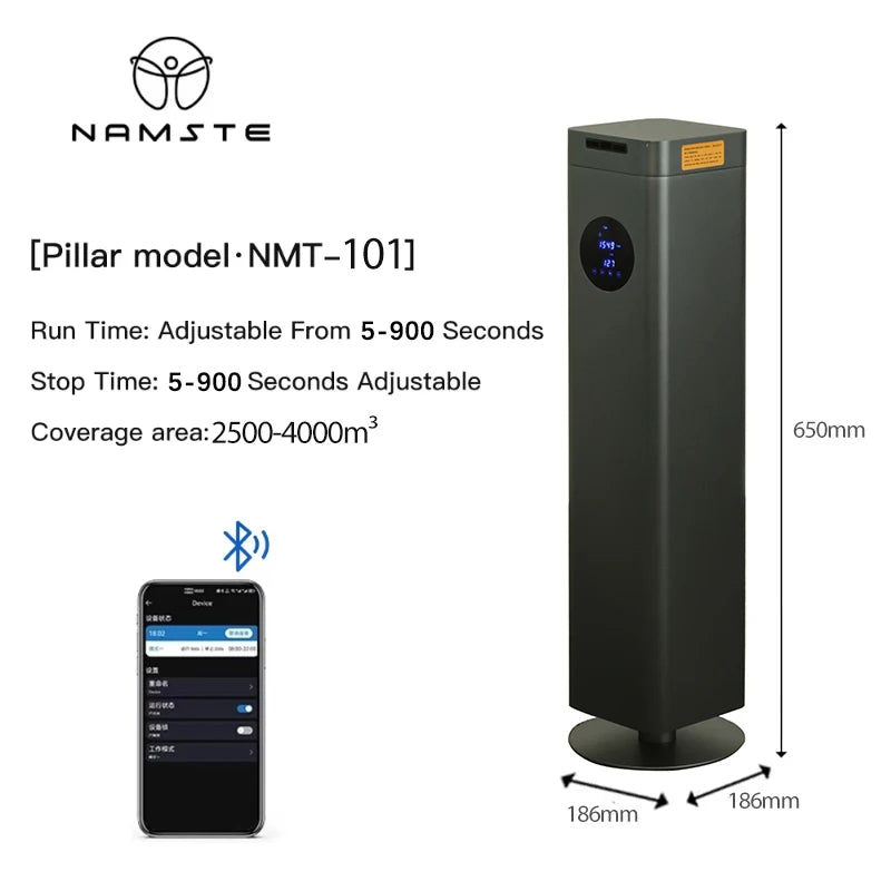 NAMSTE Electric Aromatic Diffuser Coverage 4000m³ Smart Bluetooth Essential Oils Fragrance Machine Home Hotel Scenting Device - Merit Sell