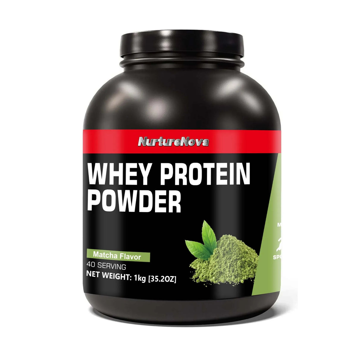 NurtureNova Whey Protein Powder Build Muscle Muscle Recovery Sports Vanilla Flavor Whey Protein Powder 40 Servings 1kg (35.2oz)