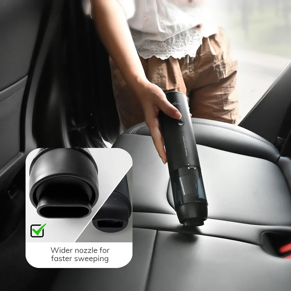 Brushless Cordless Handheld Vacuum Cleaner for Laptop & Car,Portable & Multifunctional,USB Rechargeable,Strong Suction,