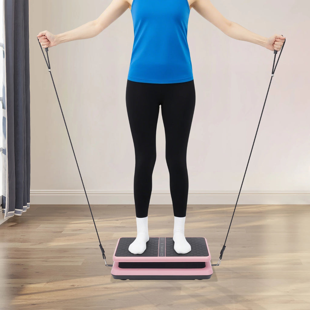 Slim Exercise Fitness Vibration Plate Home Fitness Fat Burning 200W 2800RPM Vibration Plate , Green/Pink/Black