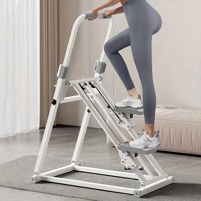 Multi-Functional Home Stepper Machine 3 Adjustable Slope Incline Levels Max 150KG Load Battery-Free Manual Fitness Equipment