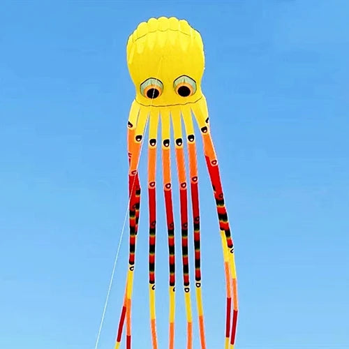 Large 15m octopus kites flying for adults kites windsurf cerfvolant inflatable toys kevlar Clothlarge kites outdoor fun dragon