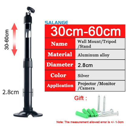Salange Projector Stand Universal Ceiling Bracket Wall Mount for XGIMI HY320 P92MAX DLP HY300Pro Beamer Surveillance Camera