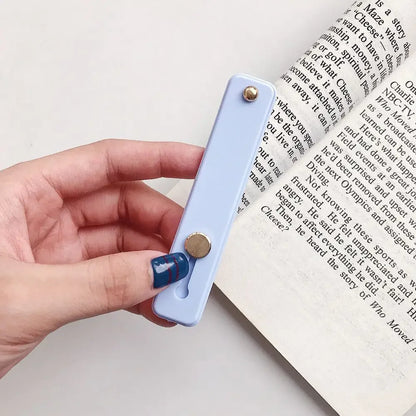 Phone Stand Grip Candy Color Silicone Telescopic Finger Strap Mobile Phone Desktop Bracket Smartphone Support