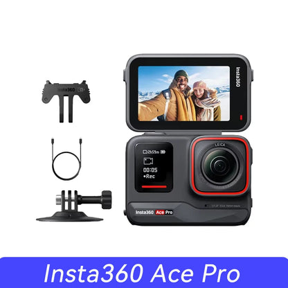 Insta360 Ace Pro 8K/4K Leica Action Camera, Flagship 1/1.3" Sensor, Super Lowlight Performance, Waterproof, Stabilization