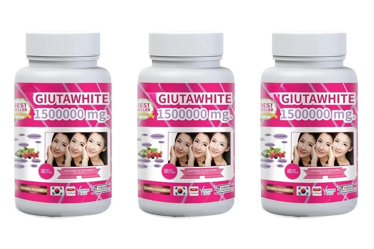 Beauty Nutrition Softgel Capsules with Glutathione Vitamin C Collagen Hyaluronic Acid Zinc Biotin Antioxidant Support 100 Count