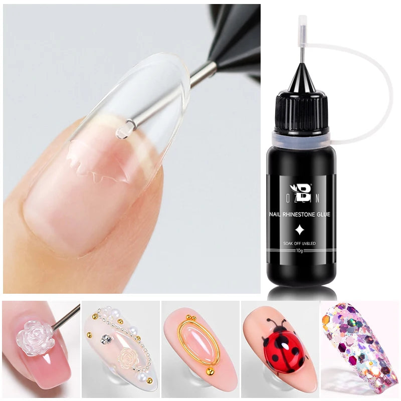 AWStorG 15ML Fiber Builder Nail Gel In A Bottle UV Semi Permanent Clear Pink Nail Strengthener Extension Construction Gel