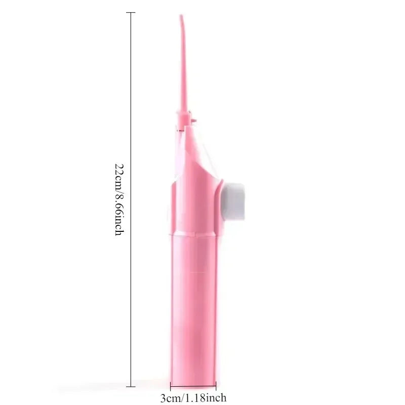 Household High Pressure Oral Irrigator Portable Teeth Clean Water Dental Floss Manual High Pressure Water Toothpick