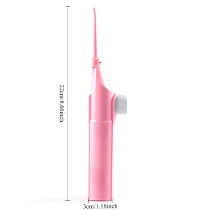 Household High Pressure Oral Irrigator Portable Teeth Clean Water Dental Floss Manual High Pressure Water Toothpick