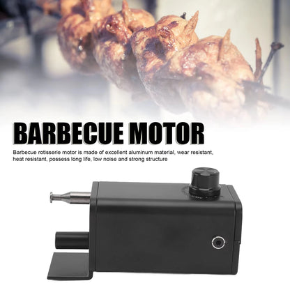 Barbecue Rotisserie Motor 5V-12V Adjustable Speed High Torsion BBQ Grill with USB Cable for Camping And Kitchen