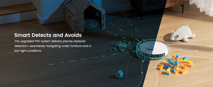 LEFANT Robot Vacuum Cleaner with Mapping, 12000Pa Suction, Emptying Station, Automatic Washing and Drying, DTOF Laser