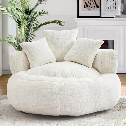 Large Oversized Bean Bag Sofa Chairs Couch with Pillows, Stuffed Round Sofa Chair , Customized Bean Bag Chairs for Adults