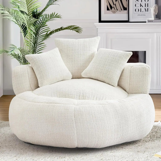 Large Oversized Bean Bag Sofa Chairs Couch with Pillows, Stuffed Round Sofa Chair , Customized Bean Bag Chairs for Adults Merit Sell