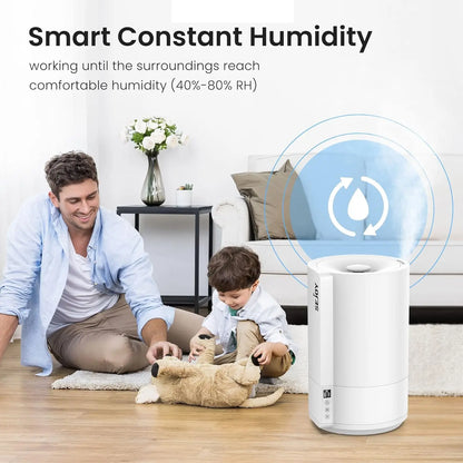 SEJOY Humidifiers for Bedroom Large Room Ultrasonic Air Humidifier for Baby Plant 4L Top Fill Smart Constant Humidity - Merit Sell