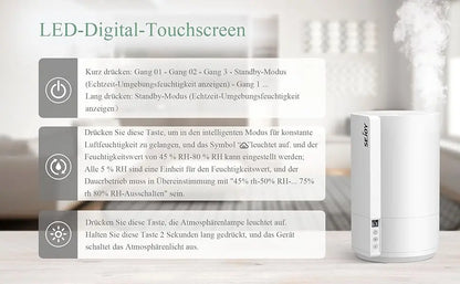 SEJOY Humidifiers for Bedroom Large Room Ultrasonic Air Humidifier for Baby Plant 4L Top Fill Smart Constant Humidity - Merit Sell