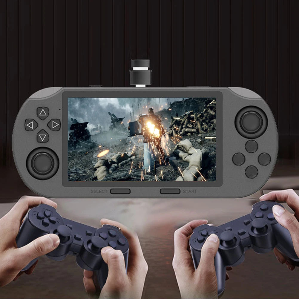 SF300 Handheld Game Console 4.5 Inch IPS Screen Retro Gaming Console USB Rechargeable Retro Handheld Video Game Console - Merit Sell