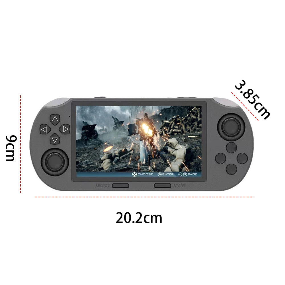SF300 Handheld Game Console 4.5 Inch IPS Screen Retro Gaming Console USB Rechargeable Retro Handheld Video Game Console - Merit Sell